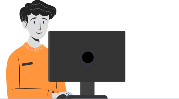 Contact support and collaboration illustration